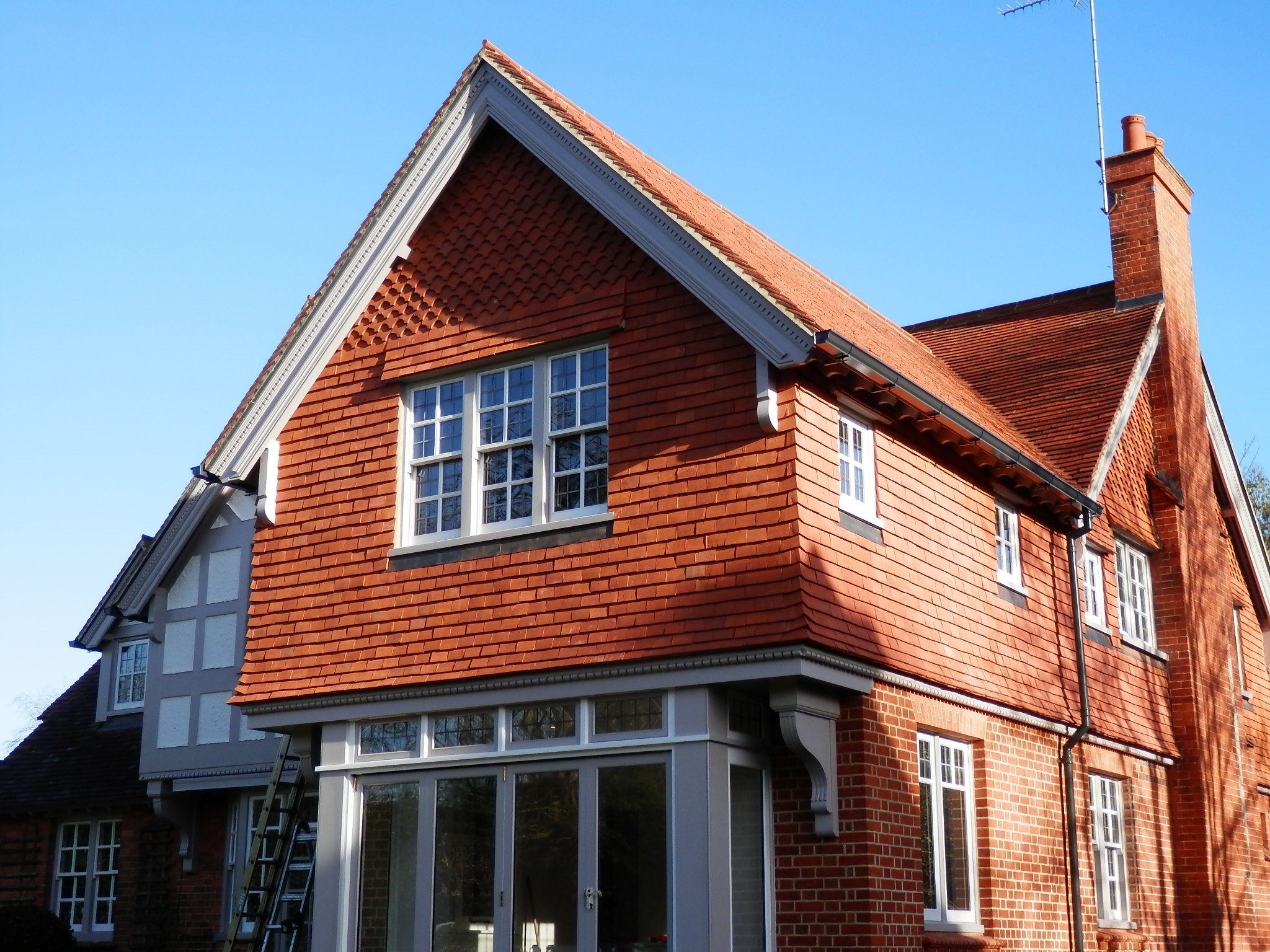William Blyth Hand Made Plain Tiles On A Property