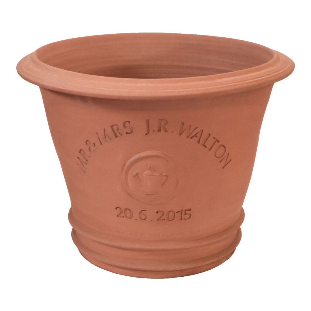 William Blyth Personalised Single Banded Flowerpot | Garden Pottery from William Blyth