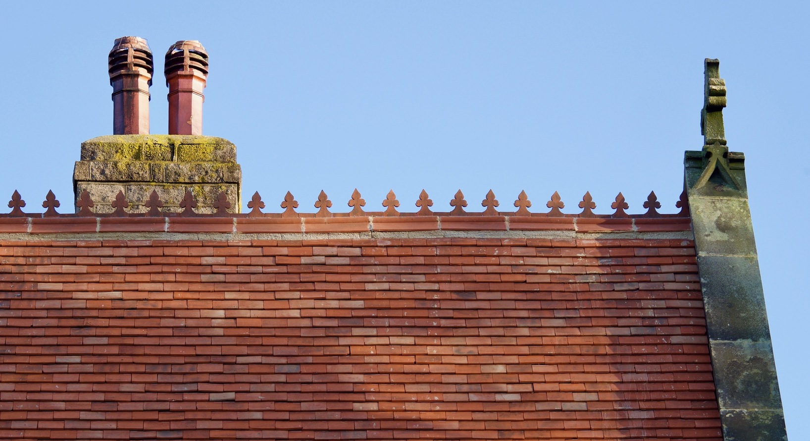 William Blyth Plain Tiles On House Roof