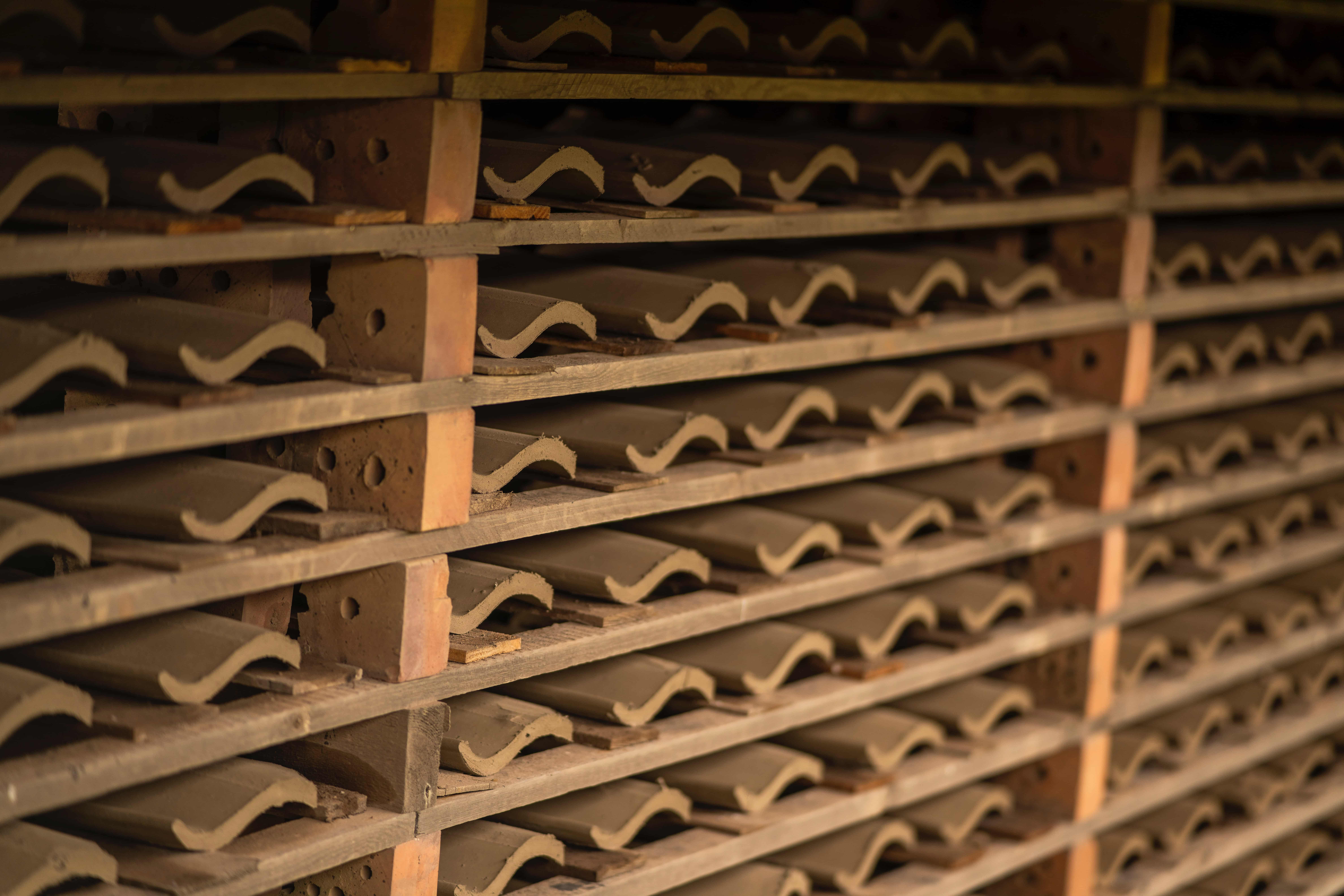 William Blyth Handmade Roof Tiles In Production