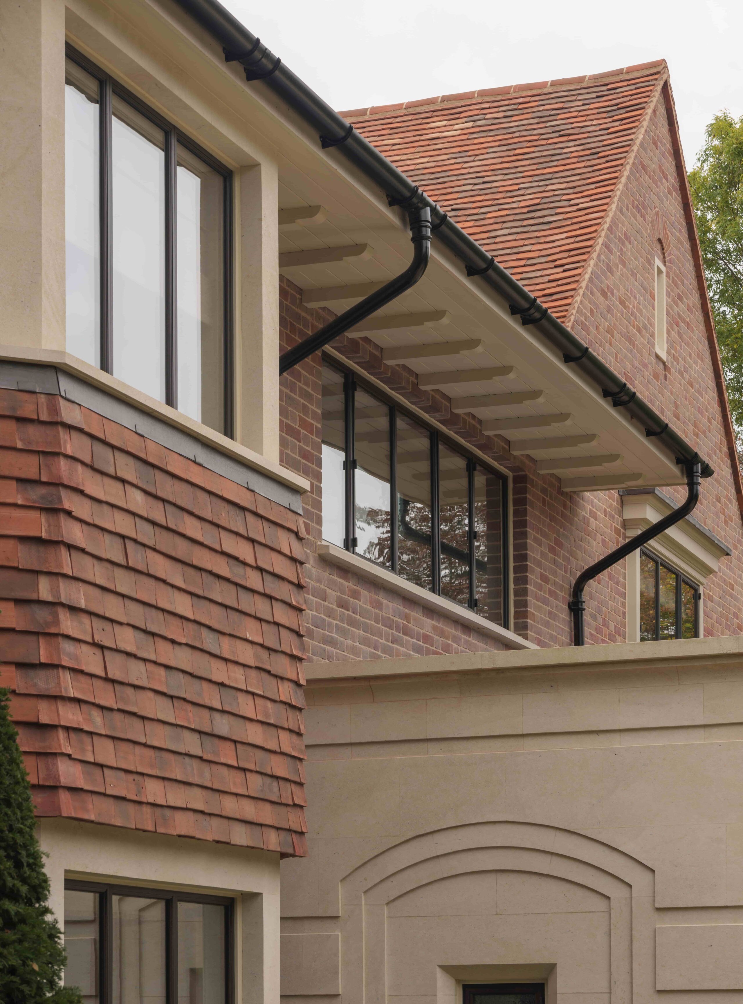 Roof Tile Fittings & Weathered Plain Tiles Hertfordshire | Private Residence | William Blyth