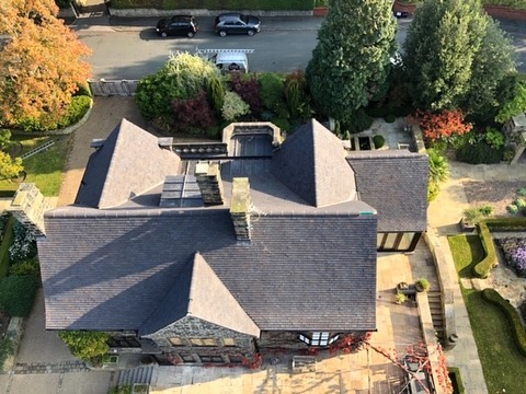 Bespoke Roof Tiles North Yorkshire | William Blyth Medieval Roof Tiles Dark Earth