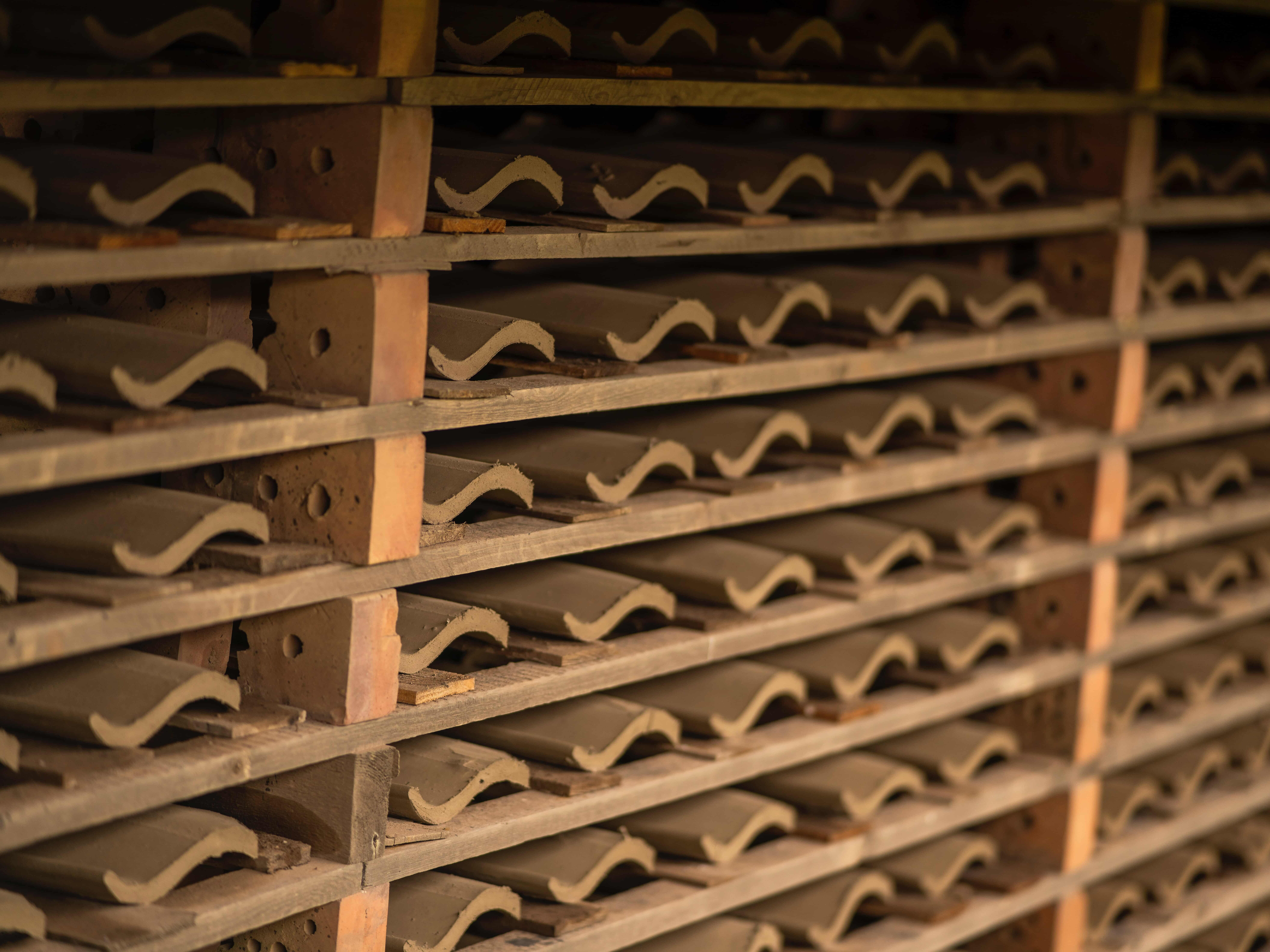 William Blyth Handmade Roof Tiles In Production